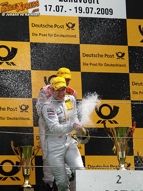 Gary Paffett duidelijk blij met zege